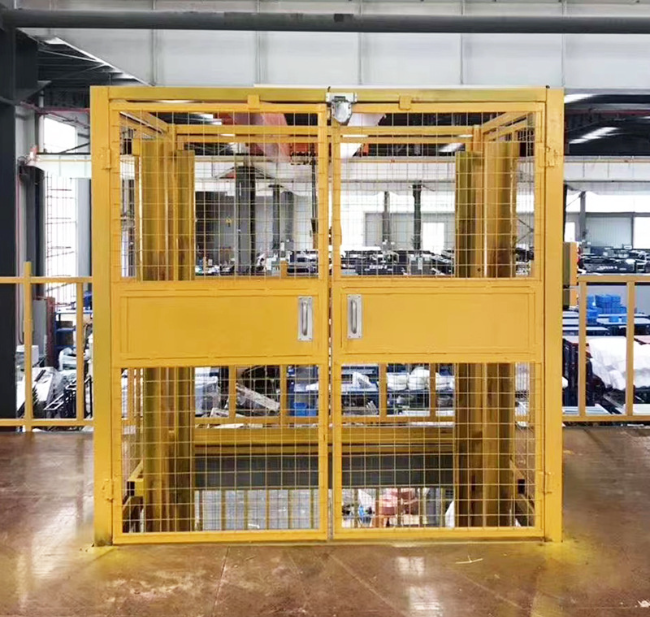 邢台智能导轨式升降机亮相